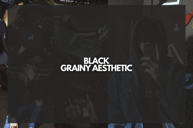 Black Grainy Aesthetic Lightroom Preset