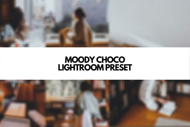 MOODY CHOCO FREE LIGHTROOM PRESET